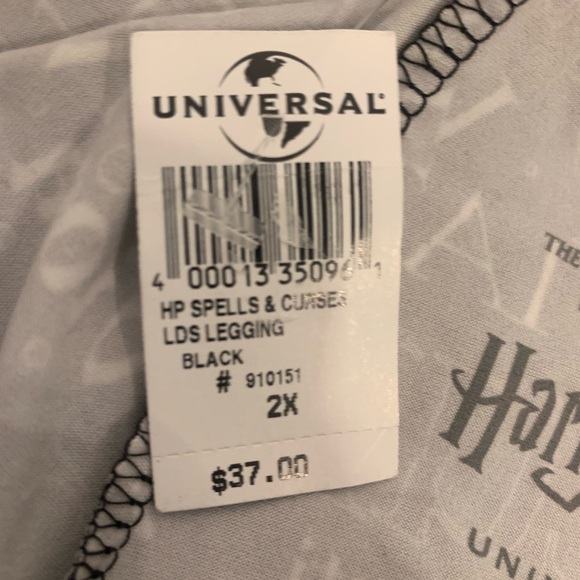 Harry Potter Universal studio park Harry Potter women’s leggings size 2X - Picture 2 of 9